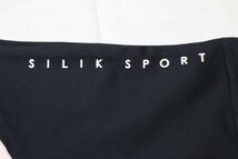 04 00636 ☆ Silik 7分丈レギンス スポーツウェア Sサイズ ブラック フィットネス ジム ランニング ヨガ【アウトレット品】_画像4