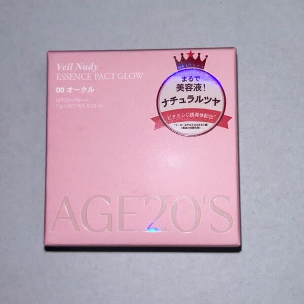AGE20'S ヴェールヌーディ エッセンスパクトグロウ ミニサイズ 7g 00 オークル やや明るいピンク系