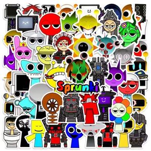 スプランキー ロブロックス 防水ステッカー 50枚 シール スキビディトイレ スプランキーホラー系多め