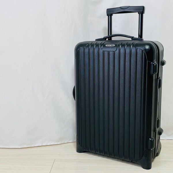 美品 リモワ サルサ 35L 4輪 マットブラック 機内持込 TSA RIMOWA SALSA スーツケース キャリーケース
