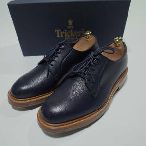 期間限定値下げ 送料無料 新品 Tricker's トリッカーズ robert ロバート プレーントゥ size 7 スコッチグレイン