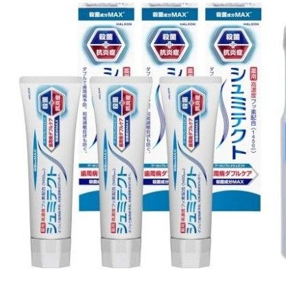 シュミテクト 歯周病ダブルケア クールリフレッシュミント 医薬部外品 歯磨き粉 知覚過敏ケア 高濃度フッ素配合1450ppm