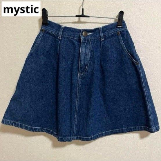 mystic ミスティック 台形スカート デニムスカート ミニスカート S