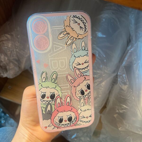 labubu iPhone 16 ソフトケース labubu ケース