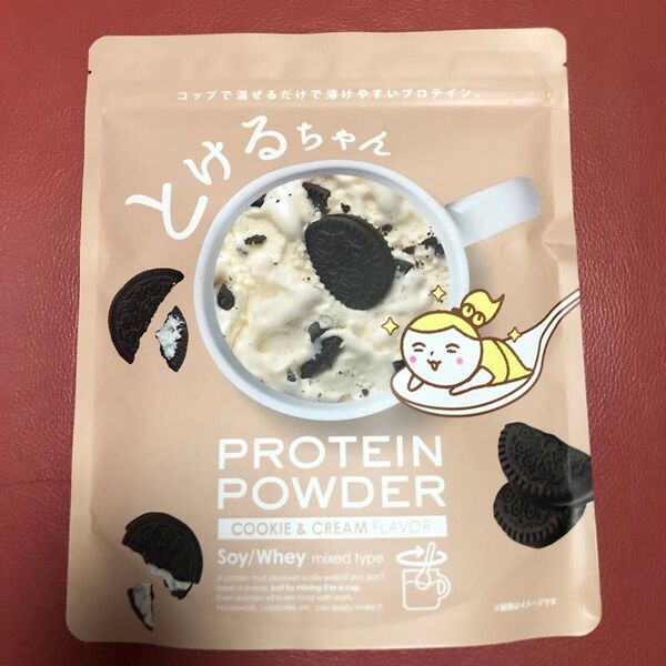 とけるちゃん プロテイン ホエイ ソイ 11種ビタミン 8種ミネラル (クッキー&クリーム風味)