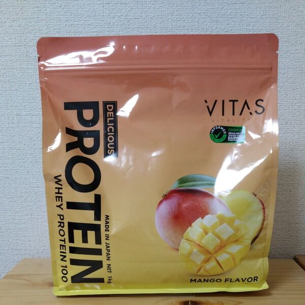 VITAS バイタス ホエイプロテイン100 マンゴー風味 1Kg