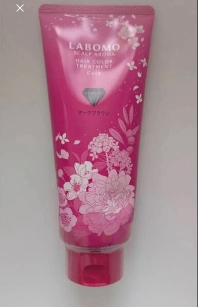 LABOMO スカルプアロマ ヘアカラートリートメント キュア ダークブラウン 180g