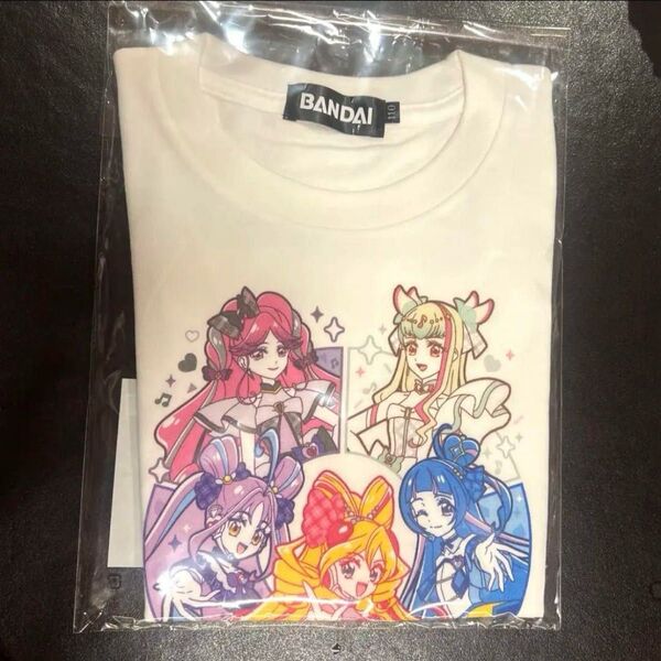 【限定品】新品未開封 キミとアイドルプリキュア 半袖 Tシャツ 白 110cm
