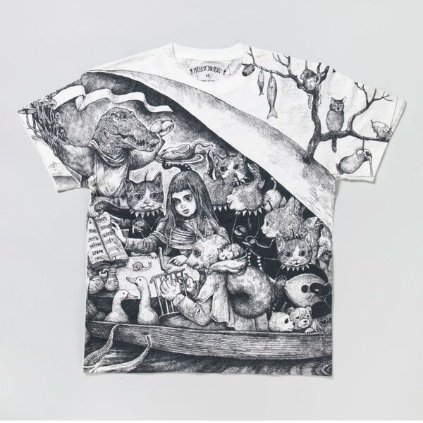 Tシャツ 半袖Tシャツ ヒグチユウコ ボリス雑貨店 L