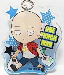 ワンパンマン ぷかっしゅ トレーディング アクリルキーホルダー サイタマ さいたま(私服) ONE PUNCH MAN アクキー ベルハウス アニメグッズ