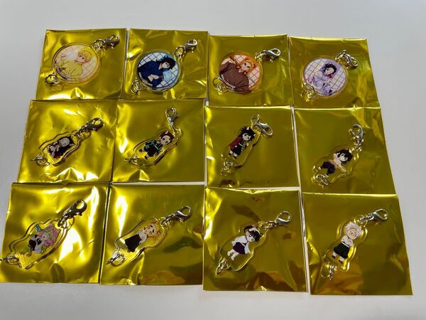 鬼滅の刃 繋がるアクリルチャーム ナムコ namco アクリルチャーム アクリルキーホルダー 半コンプリート
