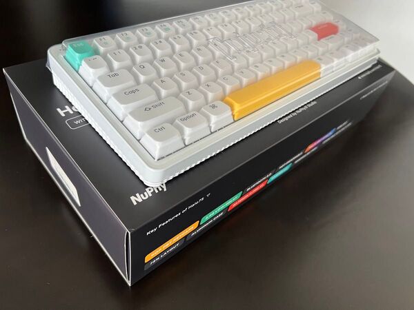 Nuphy Halo75 ワイヤレスメカニカルキーボード ホワイト キーボード PC周辺機器 赤軸