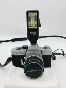 （R2-0271）中古 ミノルタ SRT101 一眼レフカメラ 　National PE-203 ナショナル パナショット ストロボ ジャンク品