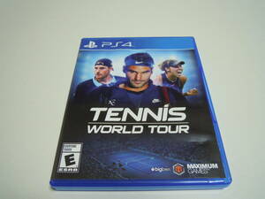 【送料無料】／ PS4 ／『Tennis World Tour・テニス ワールドツアー』／【ディスク＝とてもきれいです】