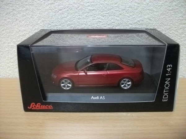 ◇【発送は土日のみ】シュコー　1/43　Audi　アウディ　A5　クーペ　赤◇