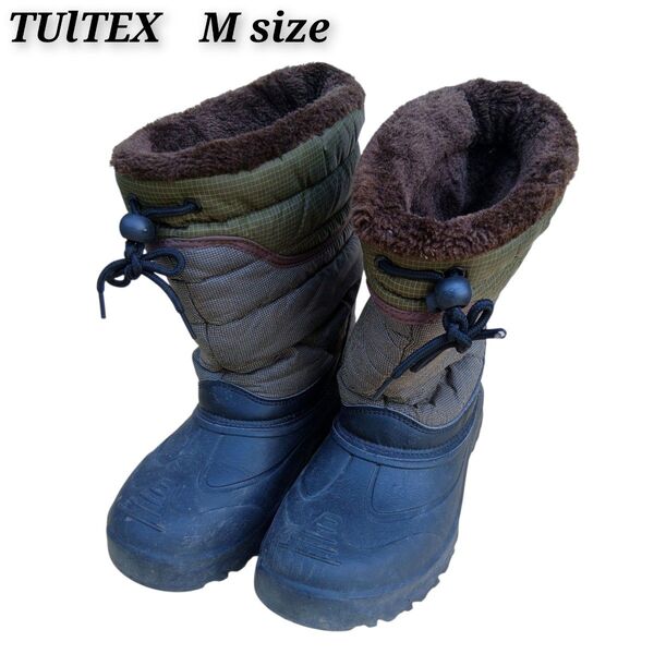 TULTEX タルテックス 裏ボアハーフブーツ スノーブーツ 24.5cm 25cm Mサイズ アイトス メンズ アウトドア 防寒