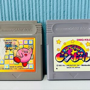 【動作確認済】ゲームボーイ「カービィのブロックボール」「カービィのピンボール」ソフト2本セット GB セット ゲームボーイソフト