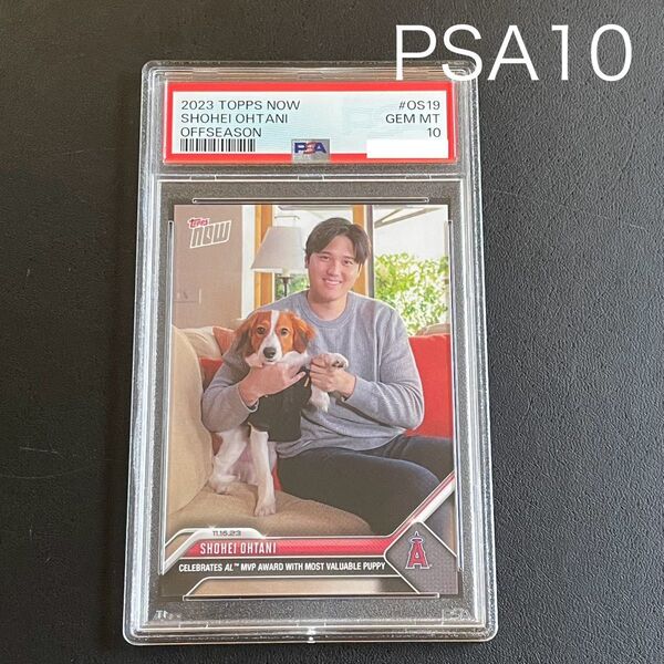 【PSA10】大谷翔平 デコピン カード 2024 満票 MVP topps