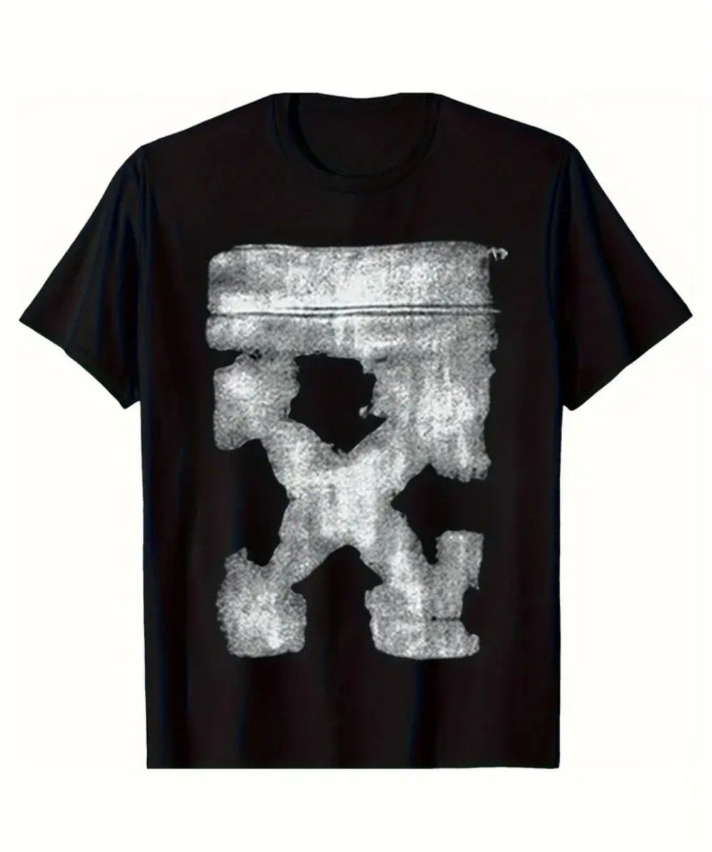 【Off-White】 ビッグロゴ ブック風 Tシャツ ブラック コットン OFF-WHITE Tシャツ ブラック EXACTLY THE OPPOSITE OF WHIT