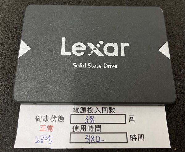 2825/中古品 /2.5インチSATA SSD/Lexar/512GB/動作確認済み /返品返金対応 /納品書発行可