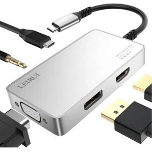ドッキングステーション USBハブ type-C 5in1 HMDI・VGA対応