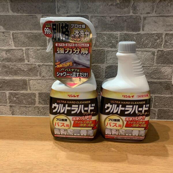 リンレイウルトラハードクリーナー バス用本体+付け替えセット