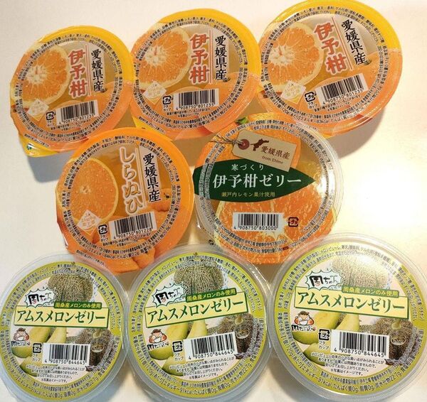 ★数量限定★えひめ中央農業協同組合 国産果肉入りフルーツゼリー 120g×8個セット