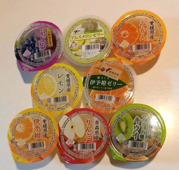 えひめ中央農業協同組合 国産果肉入りフルーツゼリー8点セット