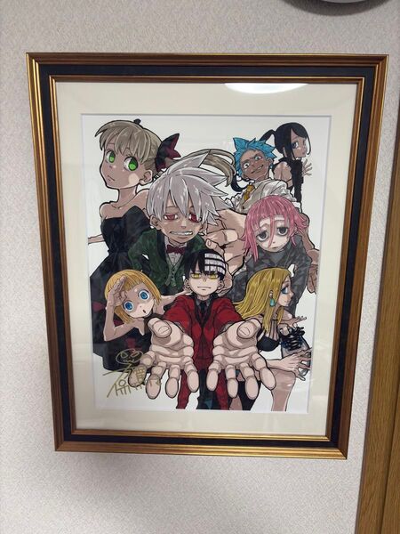 ソウルイーター 20周年原画展 大久保篤直筆サイン入り 複製原画