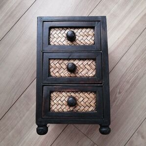 アジアン 卓上 引き出し 小物収納