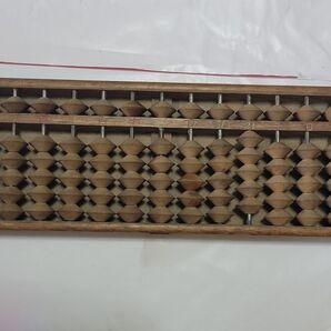 木製そろばん アンティーク レトロ 骨董品 計算機