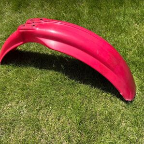 CRM250R 純正フロントフェンダー 61100-KA3-7310 ホンダ レッド