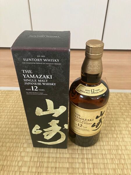 サントリー 山崎 12年 シングルモルト ウイスキー 700ml カートン付き