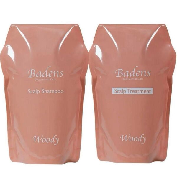 Badens スキャルプシャンプー & トリートメント Woody 2個セット