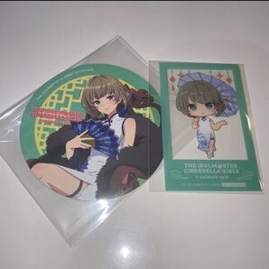 アイドルマスター シンデレラガールズ×アニメイトカフェ コースター クリアカード 高垣楓