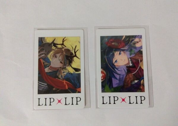 LIP×LIP トレーディングチェキ風トレカ めおと愛蔵・勇次郎
