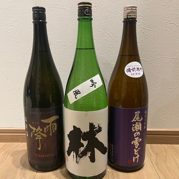 飲み比べ人気日本酒 3本セット 1800ml 1升