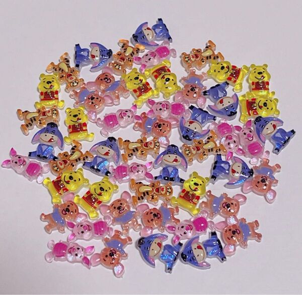 くまのプーさん ディズニー キャラクター ネイルパーツ デコレーション レジン セット