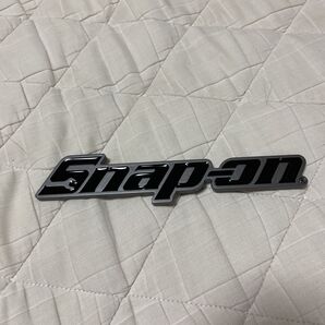 スナップオン エンブレム 200mm グレー、ブラック キャディー キャビネット 工具 ステッカー