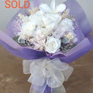 プリザーブドフラワーアレンジメント お供え ウエディング ブーケ 花束 お祝い ギフト お彼岸