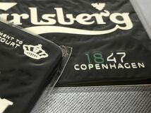 送料無料 レア 非売品 Carlsberg カールスバーグ ラバーコースター　3枚セット　ノベルティ　ビールグッズ_画像3