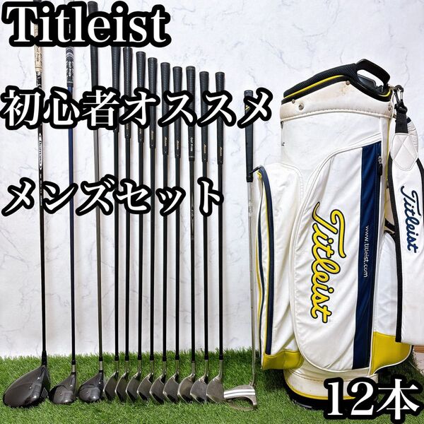 19.タイトリスト 初心者オススメ ゴルフクラブ メンズセット 右利き
