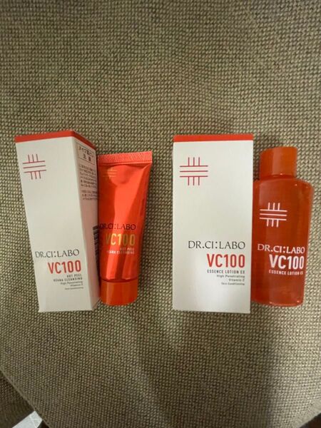 ドクターシーラボ vc100化粧水、温感ゲルクレンジング お試しセット