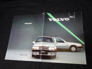 【￥2000 即決】VOLVO ボルボ 760 GLE セダン 7B280型 専用 本カタログ 日本語版 /1987年 【当時もの】