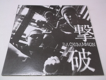 ]　BACKGAMMON 撃破　12インチ レコード　盤面美品♪　管理No.2054_画像1