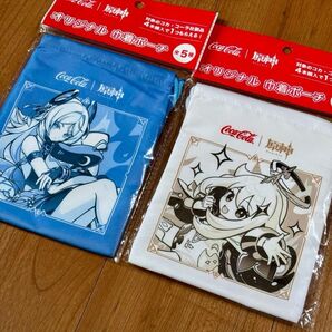 【追加!】コカコーラ 原神 オリジナル巾着ポーチ