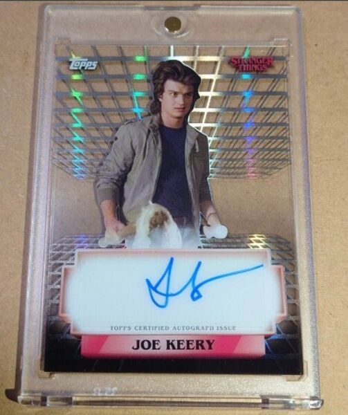 Topps Stranger things ストレンジャーシングス スティーブ サイン Joe Keery auto