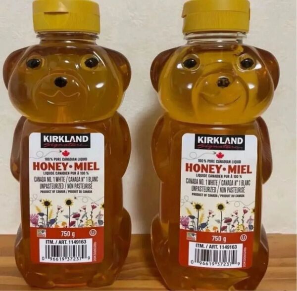 カークランド ハニーベア はちみつ 蜂蜜 ベアージャグ 750g 2本セット コストコ はちみつ ハチミツ ハニーベアー