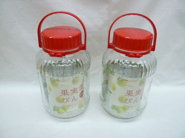2個セット『果実酒びん 5L 日本製』東洋佐々木ガラス 梅酒 梅ジュース らっきょ