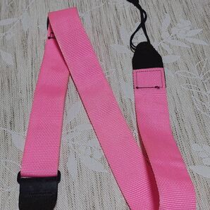 ギターストラップ ピンク アコースティックギター エレキギター ベース